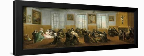 The Carmelite Nuns in the Warming Hall, Mid 18th Century-Charles Guillot-Framed Giclee Print