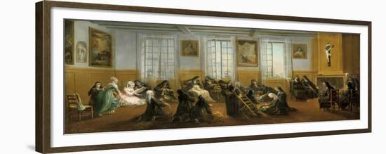 The Carmelite Nuns in the Warming Hall, Mid 18th Century-Charles Guillot-Framed Giclee Print