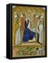 The Carmine Altarpiece, central panel depicting the Virgin and Child with angels, St. Nicholas and-Pietro Lorenzetti-Framed Stretched Canvas