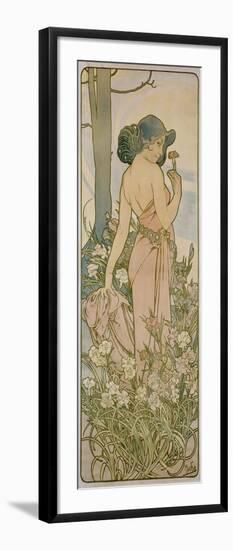 The Carnation, 1898-Alphonse Mucha-Framed Giclee Print