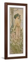 The Carnation, 1898-Alphonse Mucha-Framed Giclee Print