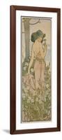 The Carnation, 1898-Alphonse Mucha-Framed Giclee Print