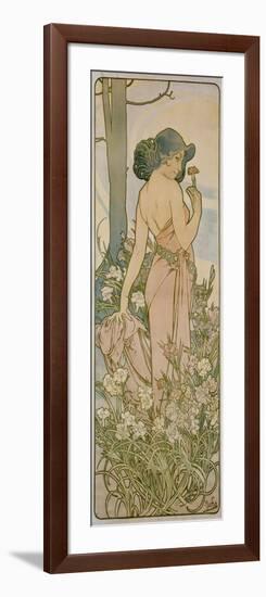 The Carnation, 1898-Alphonse Mucha-Framed Giclee Print