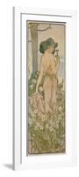 The Carnation, 1898-Alphonse Mucha-Framed Premium Giclee Print