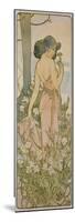 The Carnation, 1898-Alphonse Mucha-Mounted Premium Giclee Print