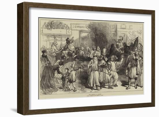 The Carnival at Athens-null-Framed Giclee Print