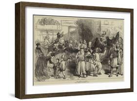 The Carnival at Athens-null-Framed Giclee Print