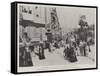 The Carnival at Nice, Procession of His Majesty King Carnival XXVII-null-Framed Stretched Canvas