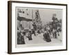 The Carnival at Nice, Procession of His Majesty King Carnival XXVII-null-Framed Giclee Print