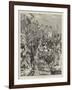 The Carnival at Nice, the Battle of Flowers-null-Framed Giclee Print