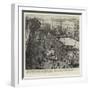 The Carnival at Nice, the Queen Going in Procession Through the Streets-null-Framed Giclee Print