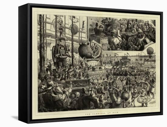 The Carnival at Nice-Godefroy Durand-Framed Stretched Canvas