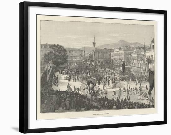 The Carnival at Nice-null-Framed Giclee Print