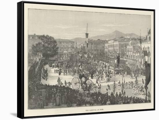 The Carnival at Nice-null-Framed Stretched Canvas