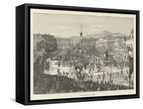 The Carnival at Nice-null-Framed Stretched Canvas