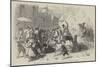 The Carnival at Rome, Explosion of a Hand-Grenade in the Carriage of the Prince of Musignano-null-Mounted Giclee Print