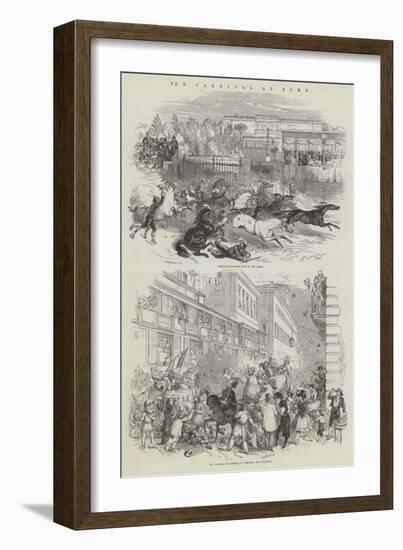 The Carnival at Rome-null-Framed Giclee Print