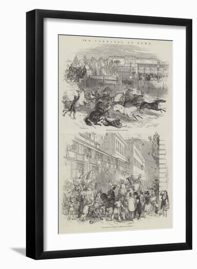 The Carnival at Rome-null-Framed Giclee Print