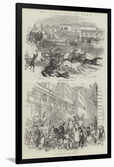 The Carnival at Rome-null-Framed Giclee Print