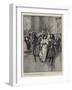 The Carnival Ball at the Palace, Malta, the Minuet-Frederic De Haenen-Framed Giclee Print