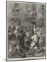 The Carnival in Rome, Prince Arthur Beset by Masquers-Felix Regamey-Mounted Giclee Print