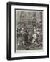 The Carnival in Rome, Prince Arthur Beset by Masquers-Felix Regamey-Framed Giclee Print