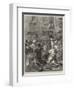 The Carnival in Rome, Prince Arthur Beset by Masquers-Felix Regamey-Framed Giclee Print