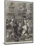 The Carnival in Rome, Prince Arthur Beset by Masquers-Felix Regamey-Mounted Giclee Print