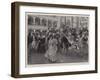 The Carnival in Rome, the Fancy Dress Ball of the Artists' Club in the Costanzi Theatre-Frank Craig-Framed Giclee Print