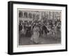 The Carnival in Rome, the Fancy Dress Ball of the Artists' Club in the Costanzi Theatre-Frank Craig-Framed Giclee Print