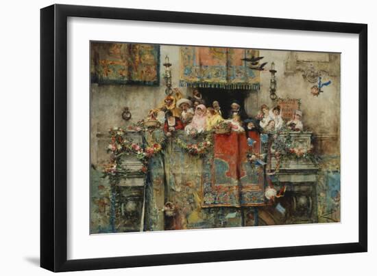 The Carnival in Rome-Benlliure y Gil Jose-Framed Giclee Print