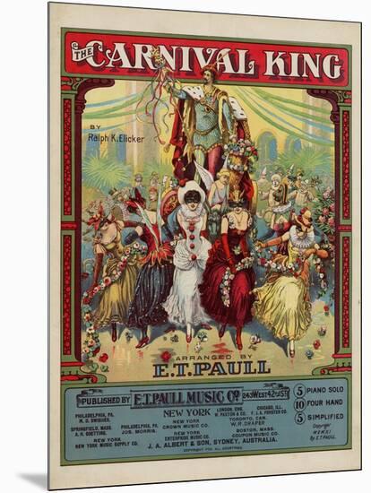 The Carnival King, Sam DeVincent Collection, National Museum of American History-null-Mounted Art Print