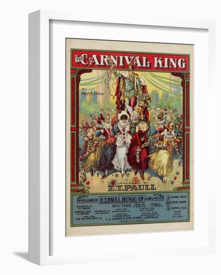 The Carnival King, Sam DeVincent Collection, National Museum of American History-null-Framed Art Print