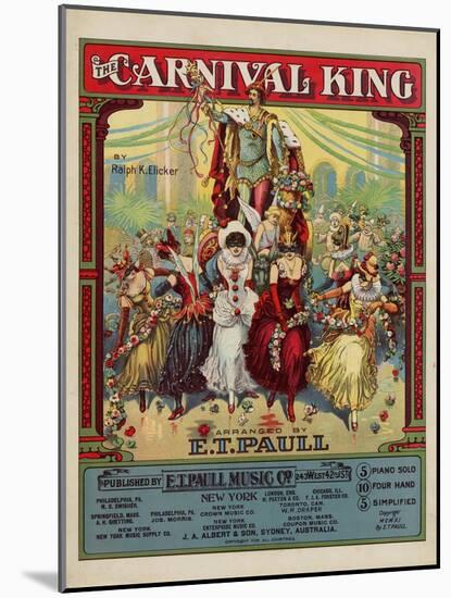 The Carnival King, Sam DeVincent Collection, National Museum of American History-null-Mounted Art Print