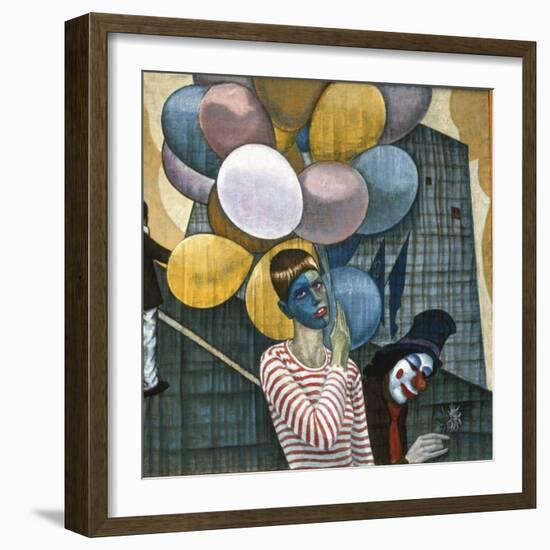 The Carnival, or the Lesbians, 1980-Alek Rapoport-Framed Giclee Print