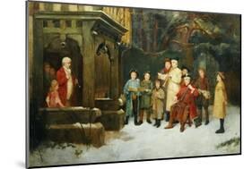 The Carol Singers-William M. Spittle-Mounted Giclee Print