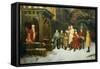 The Carol Singers-William M. Spittle-Framed Stretched Canvas