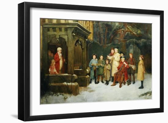 The Carol Singers-William M. Spittle-Framed Giclee Print