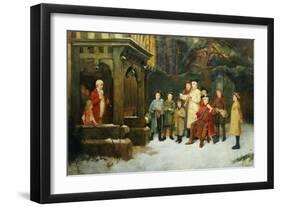 The Carol Singers-William M. Spittle-Framed Giclee Print