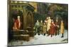 The Carol Singers-William M. Spittle-Mounted Giclee Print