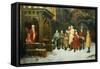 The Carol Singers-William M. Spittle-Framed Stretched Canvas