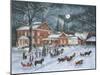 The Carolers Gather-Bob Fair-Mounted Giclee Print