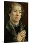 The Carondelet Diptych: Left Hand Panel Depicting Jean Carondelet-Jan Gossaert-Stretched Canvas