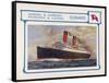 The Caronia Passenger Liner-null-Framed Stretched Canvas