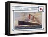 The Caronia Passenger Liner-null-Framed Stretched Canvas