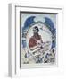 The Carpenter, 1918-Boris Mikhajlovich Kustodiev-Framed Giclee Print