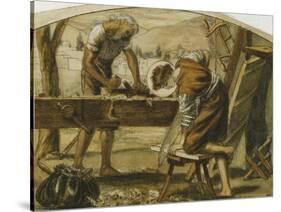 The Carpenter-Arthur Hughes-Stretched Canvas