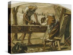 The Carpenter-Arthur Hughes-Stretched Canvas