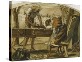 The Carpenter-Arthur Hughes-Stretched Canvas