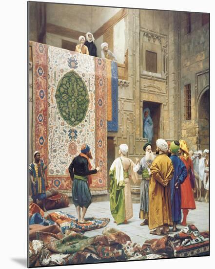 The Carpet Market-Jean-Leon Gerome-Mounted Premium Giclee Print